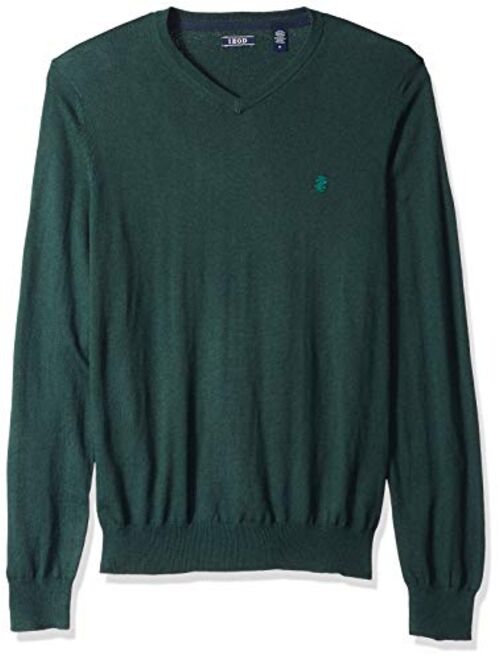 IZOD Men's Premium Essentials Solid V-Neck 12 Gauge Sweater