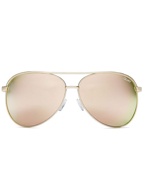 Quay Australia VIVIENNE Women's Sunglasses Oversized Aviators Metal