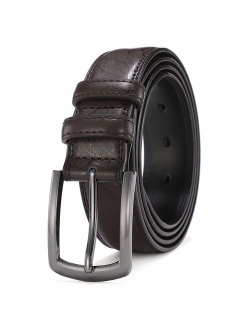 Mens Belts Leather Big and Tall Dress Belts for Men Brown Black Tan Boys Belt 1.25 inch Width COOLERFIRE