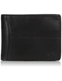 Men's Bifold Leather Wallet - Thin Slimfold RFID Blocking Security Smart Extra Capacity