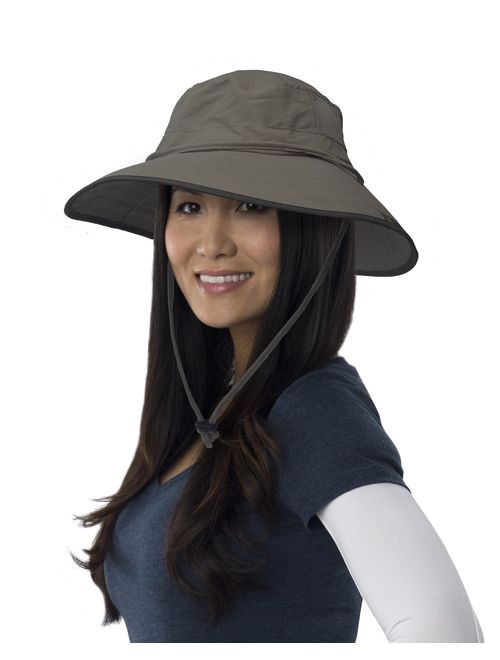 Sun Protection Zone Unisex Lightweight Adjustable Outdoor Booney Hat (100 SPF, UPF 50+)