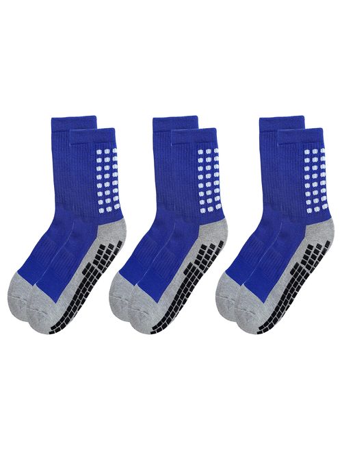 RATIVE Anti Slip Non Skid Slipper Hospital Socks with grips for Adults Men Women