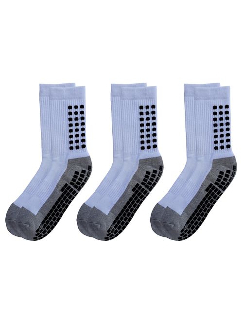 RATIVE Anti Slip Non Skid Slipper Hospital Socks with grips for Adults Men Women