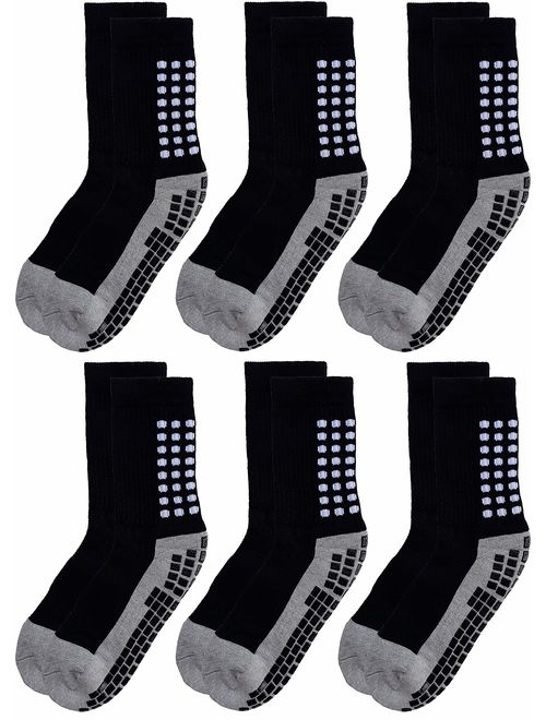 RATIVE Anti Slip Non Skid Slipper Hospital Socks with grips for Adults Men Women