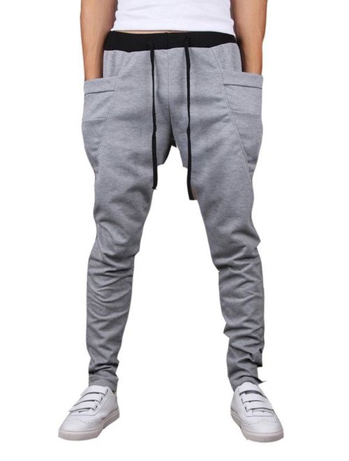 Mooncolour Men's Casual Jogging Harem Pants