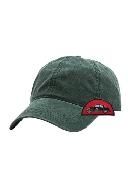 Vintage Washed Dyed Cotton Twill Low Profile Adjustable Baseball Cap