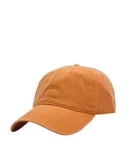 Vintage Washed Dyed Cotton Twill Low Profile Adjustable Baseball Cap