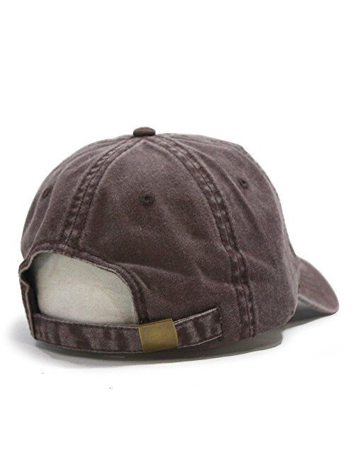 Vintage Washed Dyed Cotton Twill Low Profile Adjustable Baseball Cap