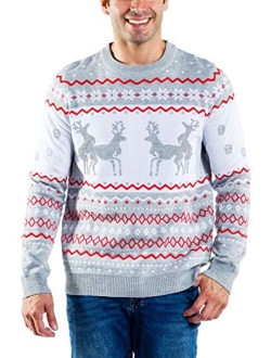 Men's Ugly Christmas Sweater - Happy Birthday Jesus Sweater Green