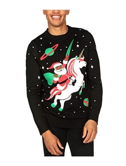 Men's Ugly Christmas Sweater - Happy Birthday Jesus Sweater Green