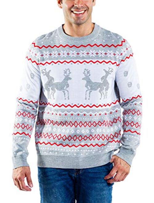 Tipsy Elves Men's Ugly Christmas Sweater - Happy Birthday Jesus Sweater Green