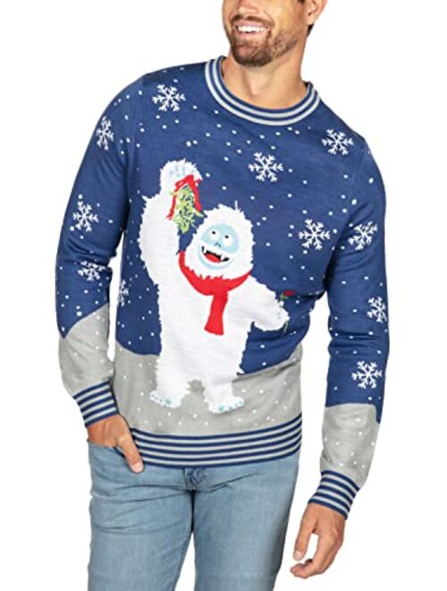 Tipsy Elves Men's Ugly Christmas Sweater - Happy Birthday Jesus Sweater Green