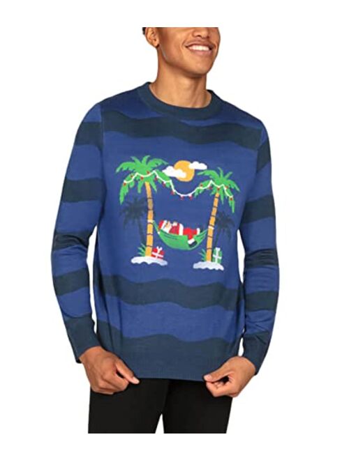 Tipsy Elves Men's Ugly Christmas Sweater - Happy Birthday Jesus Sweater Green