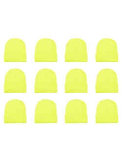 Gelante Unisex Beanie Cap Knitted Warm Solid Color and Multi-Color Multi-Packs