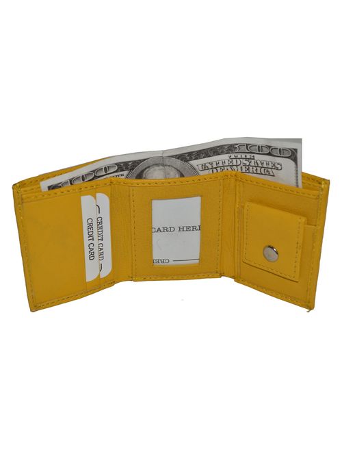 Small compact kids baby trifold Wallet