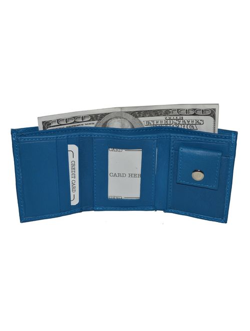 Small compact kids baby trifold Wallet