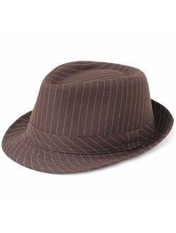 BABEYOND Fedora Hat for Men Panama Straw Trilby Hat Short Brim Summer Sun Hat