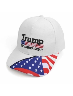 Flantor Donald Trump Baseball Cap, 2020 President Election Trump Keep America Great Cotton Baseball Cap