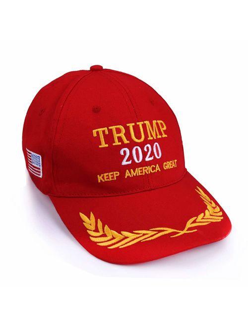 Flantor Donald Trump Baseball Cap, 2020 President Election Trump Keep America Great Cotton Baseball Cap