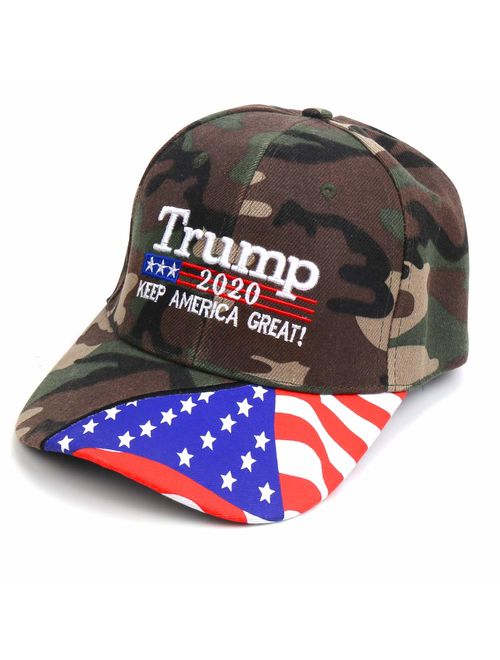 Flantor Donald Trump Baseball Cap, 2020 President Election Trump Keep America Great Cotton Baseball Cap