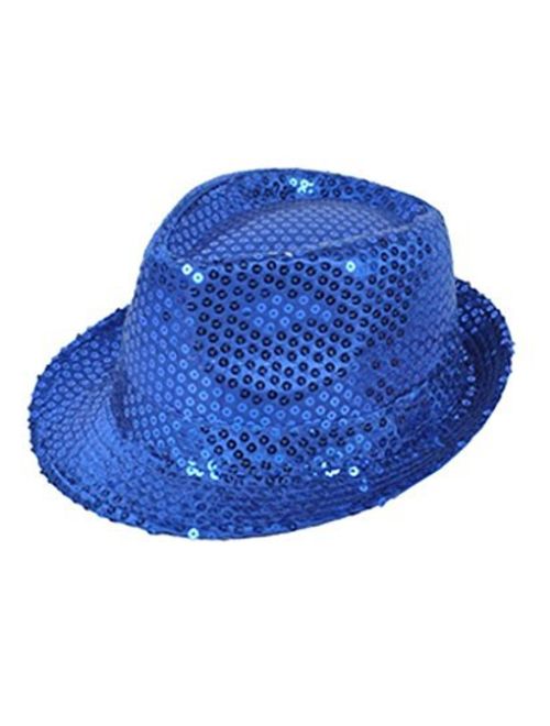 boxed-gifts Solid Color Sequins Fedora Hat