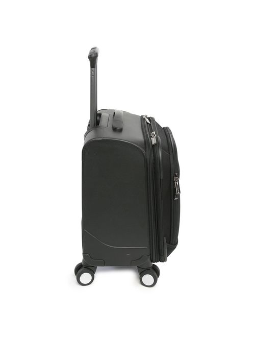 Perry Ellis 8-Wheel Spinner Mobile Office, Black