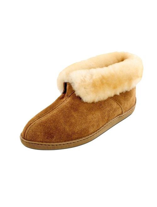 Minnetonka Men's Sheepskin Ankle Boots