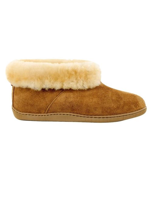 Minnetonka Men's Sheepskin Ankle Boots