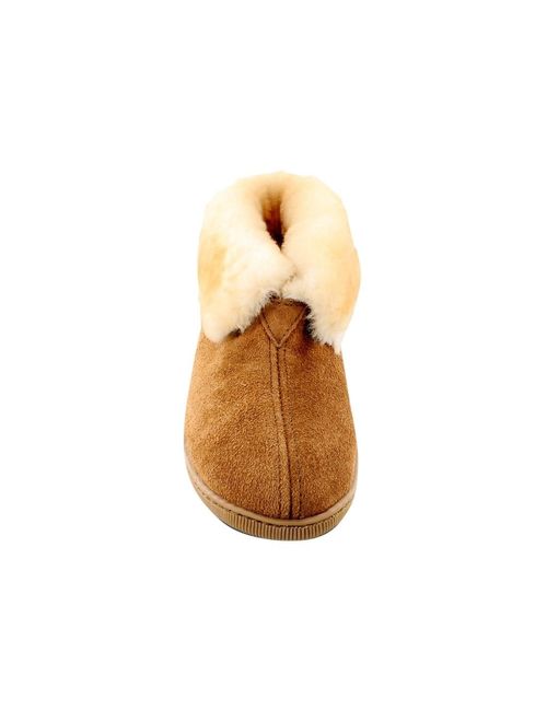 Minnetonka Men's Sheepskin Ankle Boots