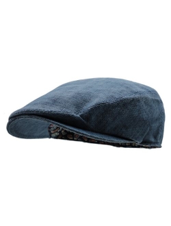 Men's Linen Gatsby Newsboy Golf Flat Ivy Hat