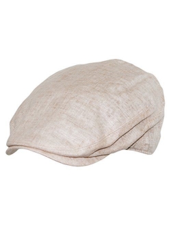 Men's Linen Gatsby Newsboy Golf Flat Ivy Hat