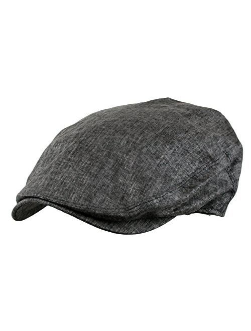 Men's Linen Gatsby Newsboy Golf Flat Ivy Hat