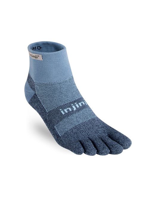 Injinji Men's Trail Midweight Mini Crew Toesocks