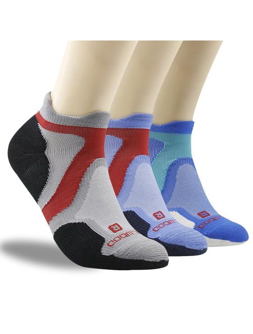 Athletic Running Socks, ZEALWOOD Unisex Merino Wool Anti-blister Cushion Hiking Socks,1/3 Pairs