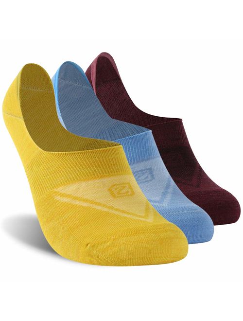 Athletic Running Socks, ZEALWOOD Unisex Merino Wool Anti-blister Cushion Hiking Socks,1/3 Pairs