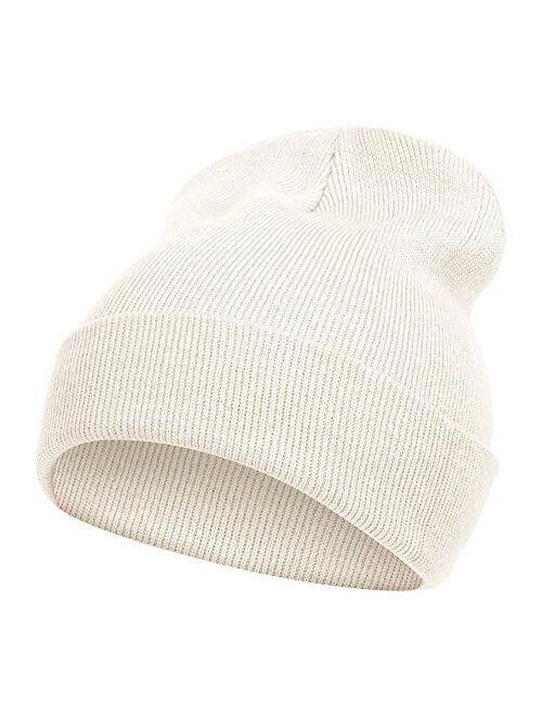 TOP HEADWEAR TopHeadwear Solid Color Long Beanie