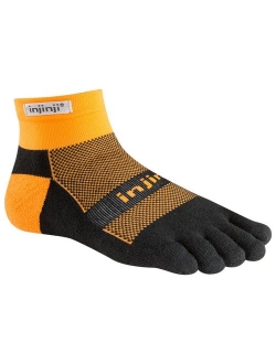 Injinji Men's Run Midweight Mini Crew Toesocks