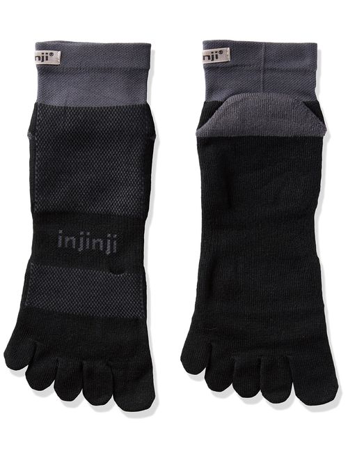 Injinji Men's Run Midweight Mini Crew Toesocks