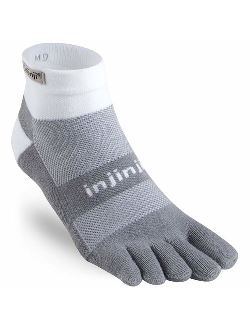 Injinji Men's Run Midweight Mini Crew Toesocks