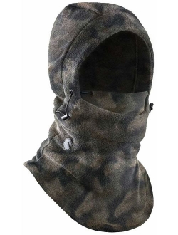 Balaclava Ski Mask - Extreme Cold Weather Face Mask - Heavyweight Fleece Hood Snow Gear for Men & Women