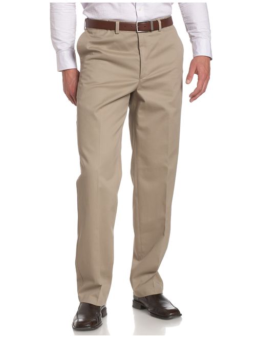 Savane Men's Flat Front Performance Chino Pant