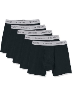 Good Brief Men's Cotton Stretch Classic Fit Boxer Briefs (3-Pack / 5-Pack)