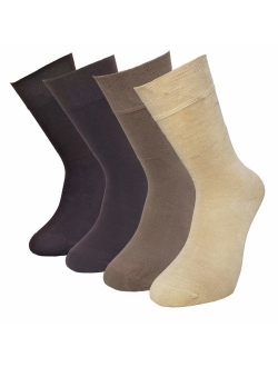 BAMBOO SOCKS Natural Antibacterial Seamless Soft - Made In TURKEY for Men Women