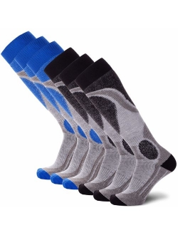 Pure Athlete Wool Elite Ski Socks Men - Lightweight Merino Wool Warm Skiing Sock, Women Snowboarding