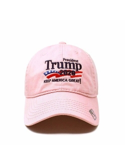 Trump 2020 Keep America Great Campaign Embroidered US Hat Baseball Cotton Cap