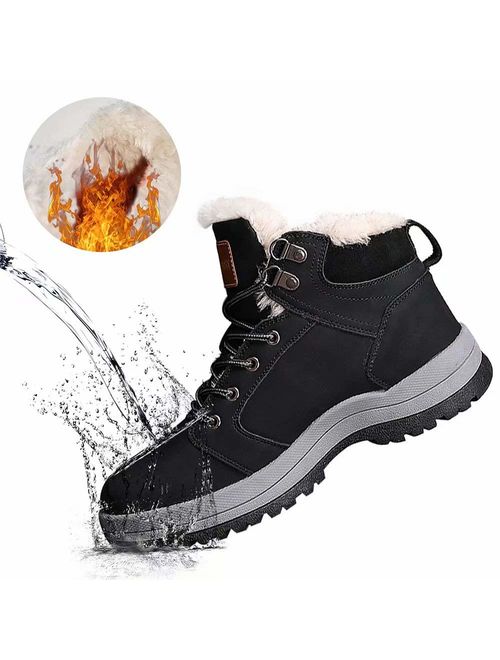 Buy VISIONREAST Men Womens Snow Boots Waterproof Insulated Outdoor ...