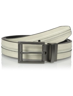 Men's Leather Adjustable Reversible Belt