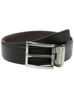 Men's Leather Adjustable Reversible Belt