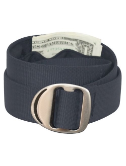 Bison Designs Crescent Money 38mm USA Made Gunmetal Buckle Travel Belt