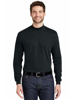 Men's Interlock Knit Mock Turtleneck in Sizes XS-6XL